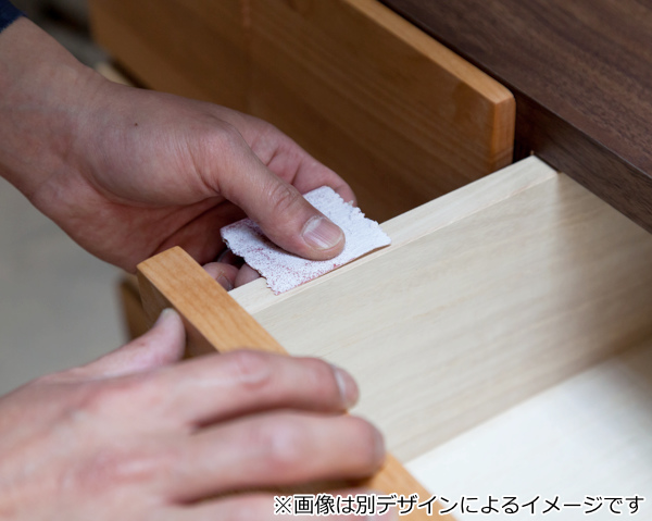 クローゼットチェスト 3段 日本製 Fit 奥行き55cm 幅39cm （ 開梱設置 チェスト 収納チェスト たんす タンス 収納 国産 完成品 箪笥 サイドチェスト リビング収納 木製 木目 シンプル おしゃれ ナチュラル ブラウン 白 茶色 ）_9