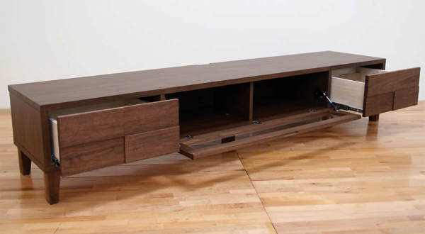 テレビ台 ローボード 北欧風 天然木無垢材 Bonny 幅200cm