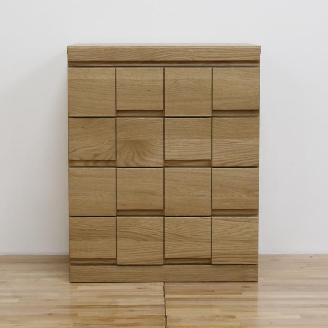 仏壇チェスト 4段 ホワイトオーク 日本製 ARK 約幅59cm （ 開梱設置 仏壇台 スライド棚 引き出し収納 天然木 コンパクト 収納棚 リビングの通販は