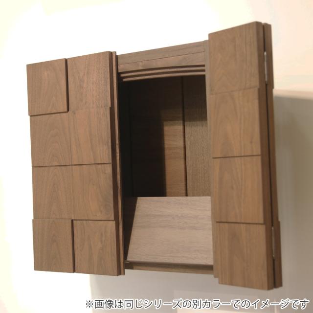 壁掛け仏壇 ホワイトオーク材 日本製 約幅38cm （ 仏壇 現代仏壇 壁掛け 天然木 コンパクト 観音開き 簡単取り付け 家具調仏壇 壁掛けタイプ お仏壇 リビング仏壇 木製 シンプル おしゃれ ）