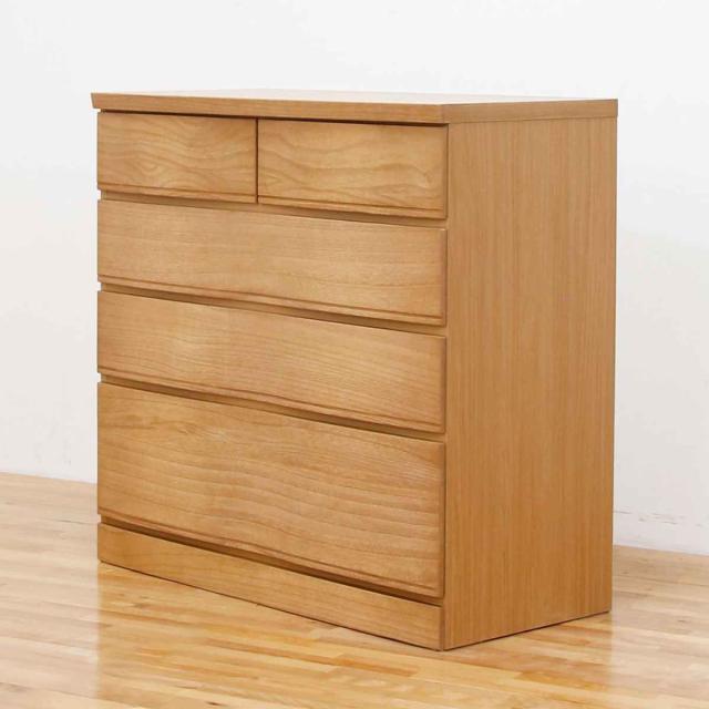 桐たんす 4段 モダンデザイン 桐詞 日本製 約幅89cm （ 開梱設置