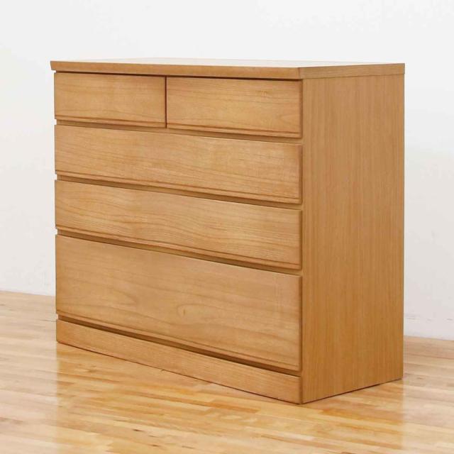 桐たんす 4段 モダンデザイン 桐詞 日本製 約幅102cm （ 開梱設置