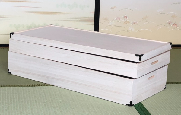 Lucky様 衣装ケース 総桐 衣裳箱 2段 セミロング 日本製 幅95.5cm （ 桐衣装