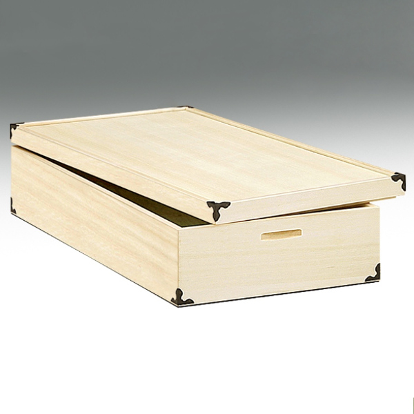 衣装ケース 桐製 衣裳箱 1段 日本製 幅91cm （ 桐衣装ケース 桐衣装箱 着物 収納 ケース 衣装箱 衣類収納 木製 桐ケース たとう紙 折らない 着物収納 蓋付き フタ付き 押し入れ収納 完成品 ）