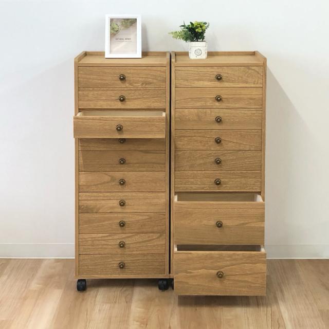 木製チェスト 8段 A4 収納　サイドボード　小引出し 脚 ネームプレート付き 木製チェスト 8段 A4 収納 サイドボード 小引出し 脚 ネームプレート