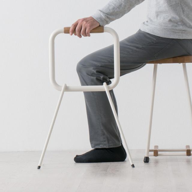 立ち上がり 補助手すり LOHATES おしゃれ シンプル （ 補助 手すり スタンド 防止 介護用品 介護 立ち上がり補助 工事不要 軽量 ）_19