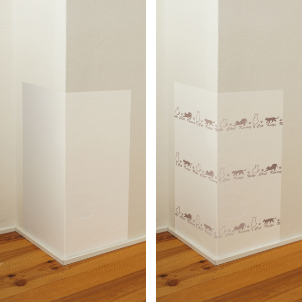 ツメ傷保護用シート コーナー用 ドア用 40cmx180cm ペット 傷防止 猫 犬 貼ってはがせる 壁 保護シート 爪とぎ ペット用品 傷 汚れ の通販はau Pay マーケット お弁当グッズのカラフルbox