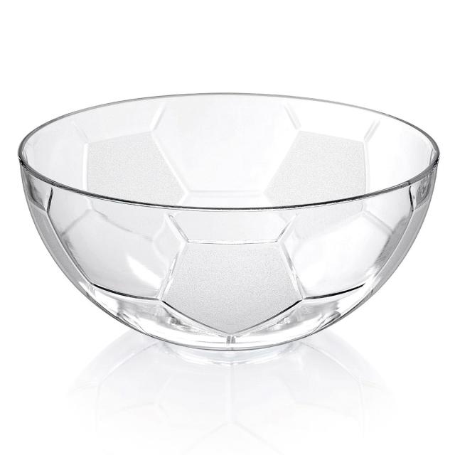 ボウル サッカー 3.5L Borgonovo ボルゴノヴォ ガラス 6個セット （ 食器 ガラスボウル 大鉢 ガラス製 厚手 スポーツ観戦 プレゼント 記念品 洋食器 おしゃれ ）