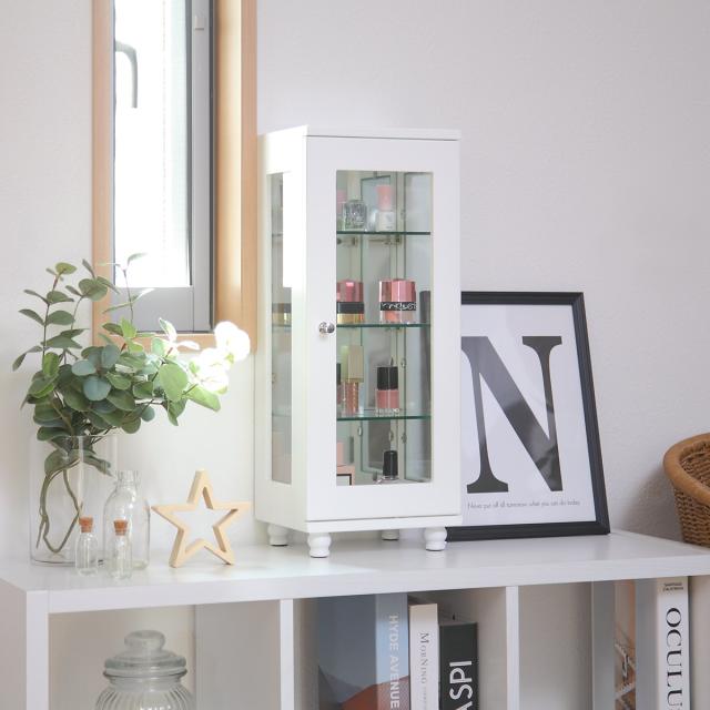 ミニコレクションラック ショーケース スリムタイプ 幅20cm