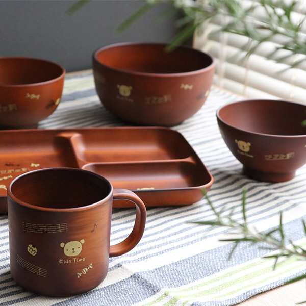 ランチプレート 21cm See Kids Time プラスチック 食器 日本製 おしゃれ 電子レンジ対応 食洗機対応 木製風 ランチプレート 木目調 子の通販はau Pay マーケット リビングート