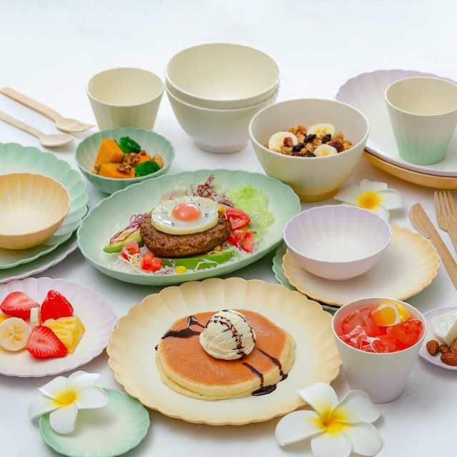 プレート 24cm L フラワープレート Shell プラスチック （ 食洗機対応 電子レンジ対応 皿 中皿 ワンプレート 軽い 割れにくい  アウトドアの通販はau PAY マーケット - インテリアパレット | au PAY マーケット－通販サイト