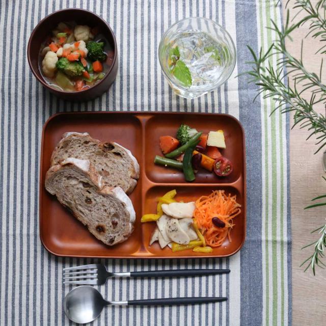 ランチプレート 26.5cm SEE プラスチック （ 食洗機対応 電子