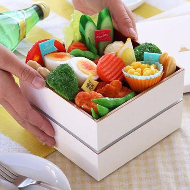 通販 三段重 重箱 弁当箱 お弁当箱 3段 オードブル重 入れ子
