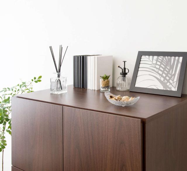 キャットトイレクローゼット 幅75cm 4枚扉 収納付き キャビネット （ キャットトイレ キャットラック 猫用トイレカバー 猫用家具 砂飛び散り防止 収納 棚 トイレクローゼット ペットトイレ 収納ラック 両開き ペット用品 ）