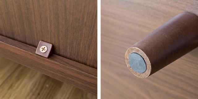 キャットトイレクローゼット 幅75cm 4枚扉 収納付き キャビネット （ キャットトイレ キャットラック 猫用トイレカバー 猫用家具 砂飛び散り防止 収納 棚 トイレクローゼット ペットトイレ 収納ラック 両開き ペット用品 ）