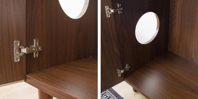 キャットトイレクローゼット 幅75cm 4枚扉 収納付き キャビネット （ キャットトイレ キャットラック 猫用トイレカバー 猫用家具 砂飛び散り防止 収納 棚 トイレクローゼット ペットトイレ 収納ラック 両開き ペット用品 ）