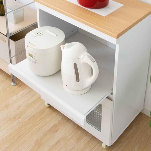 キッチンラック 幅60cm 完成品 カントリー調 タイルトップ スライド棚 ( キッチンボード キッチン収納 耐熱 両開き コンパクト シンプル 家電収納 レンジラック 台所収納 ホワイト ナチュラル コンセント付き )の通販は キッチンラック 幅60cm 完成品 カントリー調 タイルトップ スライド棚 ( キッチンボード キッチン収納 耐熱 両開き コンパクト シンプル 家電収納 レンジラック 台所収納 ホワイト ナチュラル コンセント付き )の通販は