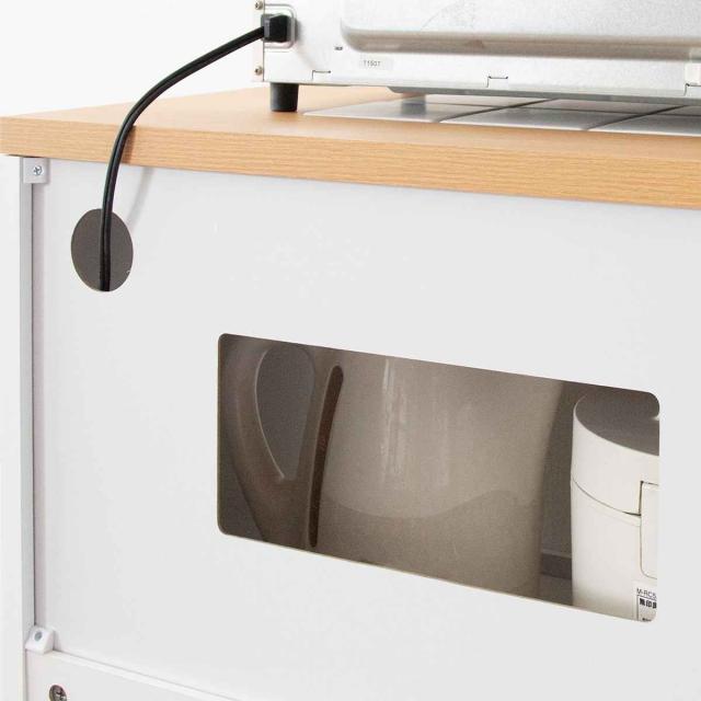 キッチンラック 幅60cm 完成品 カントリー調 タイルトップ スライド棚 ( キッチンボード キッチン収納 耐熱 両開き コンパクト シンプル 家電収納 レンジラック 台所収納 ホワイト ナチュラル コンセント付き )の通販は キッチンラック 幅60cm 完成品 カントリー調 タイルトップ スライド棚 ( キッチンボード キッチン収納 耐熱 両開き コンパクト シンプル 家電収納 レンジラック 台所収納 ホワイト ナチュラル コンセント付き )の通販は