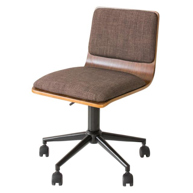 木製チェア ブラウン 座面高さ調整可能 木製チェア ブラウン 座面高さ調整可能 椅子・チェア