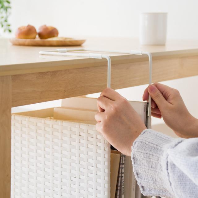 カウンターテーブル ハンギングラック付き