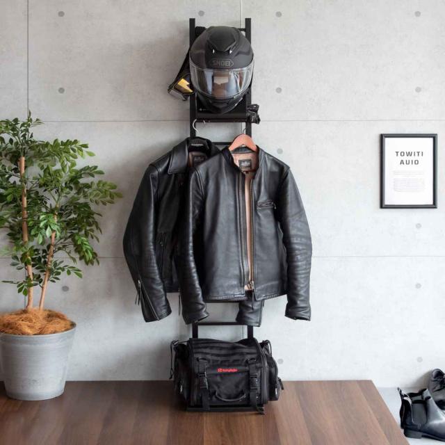 ヘルメットスタンド ディスプレイラック GALEA 幅30cm （ ヘルメットハンガー ラダー ラック ハンガー 棚 ディスプレイ ヘルメット 収納 壁掛け 置き場 ブラック ホワイト シンプル ）_5