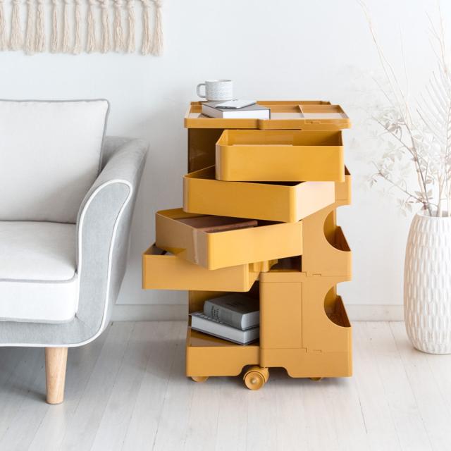 マルチワゴン 幅43cm Pluna（プルーナ）ハイタイプ 四面収納 完成品