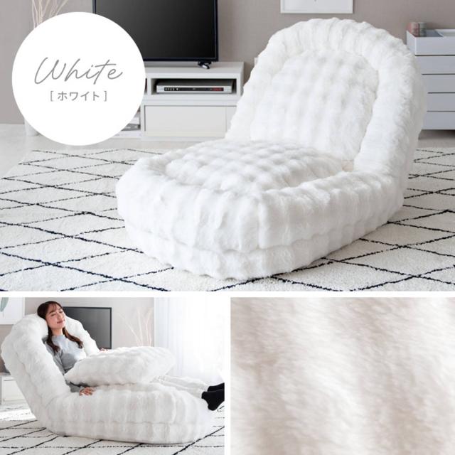 ふわとろソファベッド 幅90×奥行き115～165×高さ27～82cm フリーロック