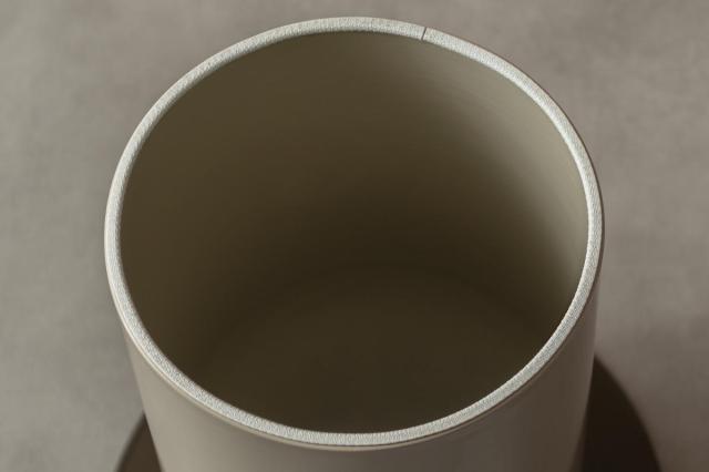 サイドテーブル 直径39.5cm形 ガラス天板 Noire Signature Studio （ テーブル ソファサイド ベッドサイド 机 ミニテーブル 丸 リビング リビングテーブル 軽量 強化ガラス コーヒーテーブル ソファテーブル筒 スチール ）_17