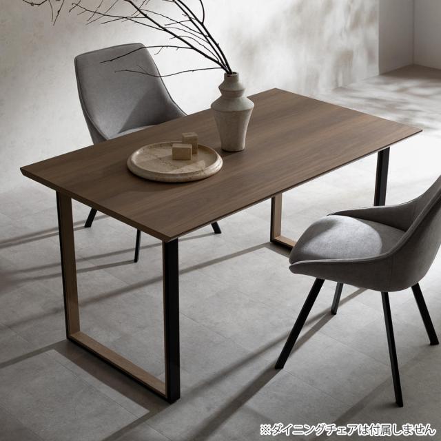 ダイニングテーブル 幅140cm 4人掛け 木製 Roano Signature Studio （ テーブル 食卓テーブル 4人用 机 長方形 奥行80cm 食卓机 口の字型脚 天板 メラミン樹脂加工 木目調 ダイニング 食卓 スチール脚 アジャスター付き ）_18