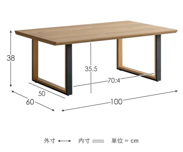 置き目速見表 幅100糎 Roano Signature Studio 真っただ中速見表 （ 速見表 机 矩形 リビング速見表 肌理調 水 キズ 揺るぎ無い メラミン天板 リビング 珈琲速見表 スチール写真 奥ふかさ60糎 ロの字脚 ）