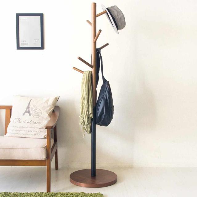 コートハンガー ポールハンガー FORESTA フォレスタ 幅40cm 高さ150cm （ ポールスタンド スチール 衣類収納 収納 玄関 ハンガーポール 洋服掛け 省スペース 来客用 カバン 帽子 おしゃれ シンプル ） 7,635円