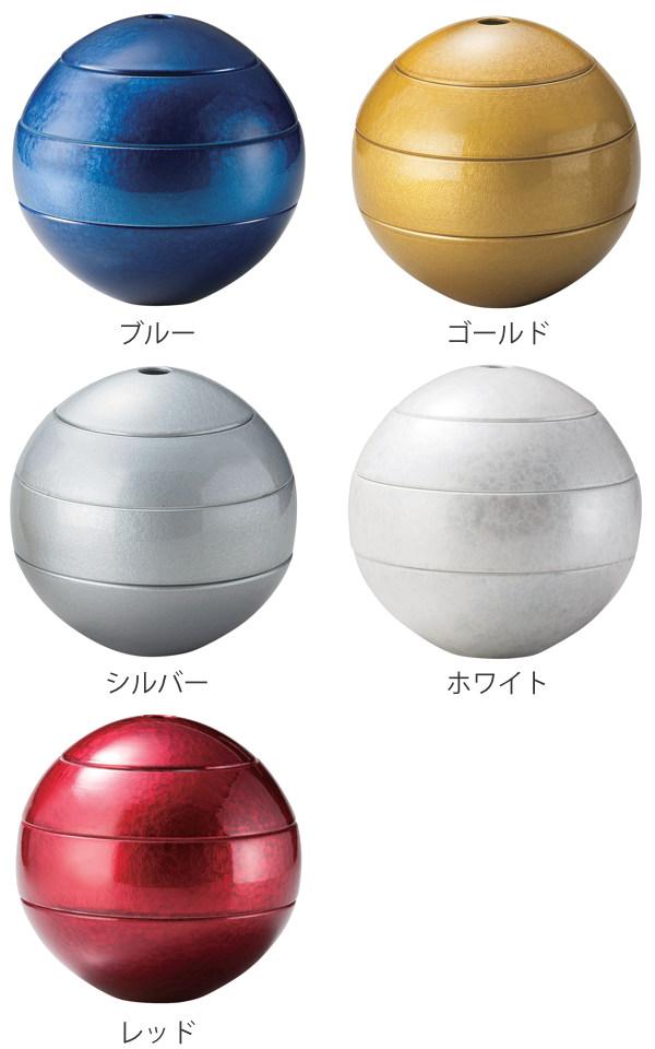 お重 3段 珠型三段段重 中 M.STYLE URUSHI 漆石 食器 磁器 有田焼 日本製 （ 食洗機対応 重箱 丸 球体 三段 漆 おせち 有田 正月 お重箱 球 高級 漆塗り おせち料理 和食 おしゃれ 和モダン 和食器 ）_1