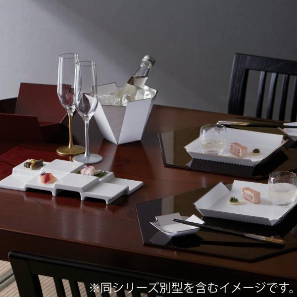 プレート 27cm M.STYLE 和心 テラスプレート 皿 食器 和食器 磁器 有田焼 日本製 （ 食洗機対応 電子レンジ対応 大皿 角 スクエア 仕切り皿 ワンプレート 仕切り 多い おしゃれ かわいい 和モダン 白 四角 ）