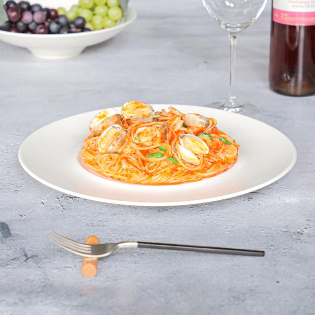 プレート 29.5cm M.STYLE スウィーツパレット 皿 食器 洋食器 磁器 美濃焼 日本製 （ 食洗機対応 電子レンジ対応 大皿 丸 ラウンド メイン皿 太リム ワンプレート メインディッシュ おしゃれ かわいい 白 ホワイト ）の通販は 5,280円