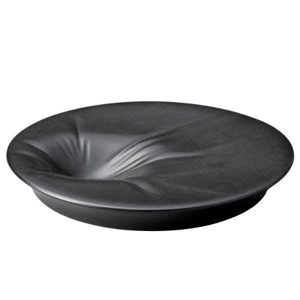 プレート 28cm フラットプレート M.STYLE フェイズ フォール 皿 食器 洋食器 磁器 美濃焼 日本製 （ 食洗機対応 電子レンジ対応 大皿 メインプレート フレンチ ディナープレート ラウンド 丸 盛皿 おしゃれ 白 黒 ）