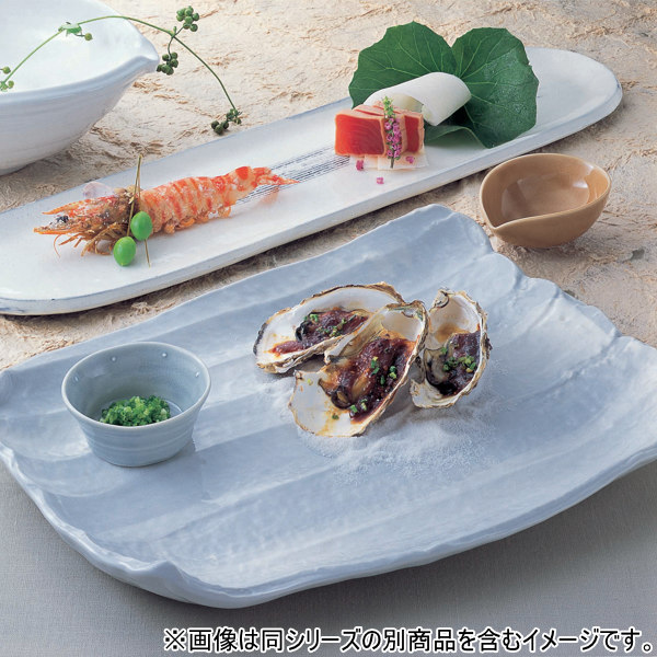 プレート 35.5cm 大皿 M.STYLE エムスタイルジャポネ 皿 食器 和食器 磁器 美濃焼 日本製 （ 食洗機対応 電子レンジ対応 スクエア 平皿 大皿料理 メインプレート 盛皿 和モダン ）_2