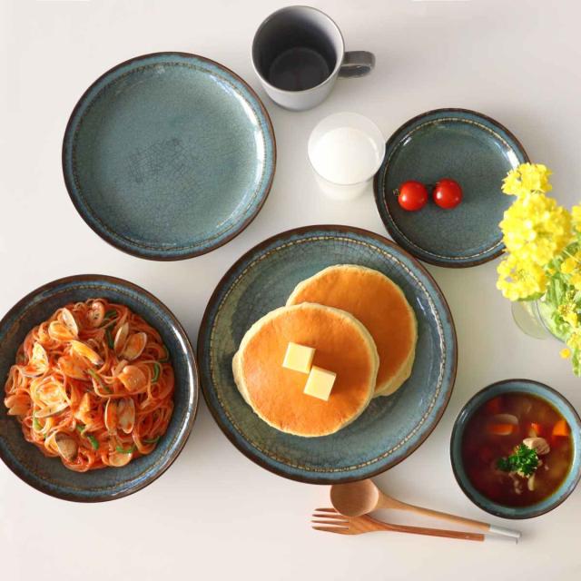 【USED美品】  プレート　ボウル　Baca プレート 25.5cm BACAR バカール 磁器 （ 食洗機対応 電子レンジ対応