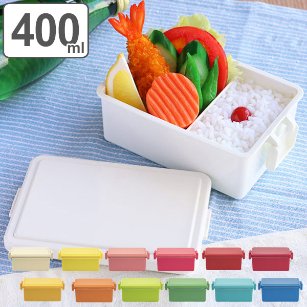 弁当箱 1段 400ml 保冷剤一体型 Gel Cool スクエア ライトカラー L お弁当箱 ランチボックス ジェルクール レンジ対応 食洗機対応 一の通販はau Pay マーケット リビングート
