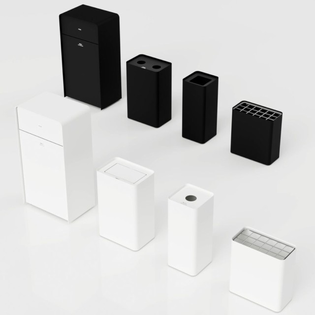 屋内用ゴミ箱 44L 丸穴蓋 ホワイト色 業務用ダストボックス 屑S・屑入 Mseries （ 法人限定 ゴミ箱 屋内 ごみ箱 屋内用ごみ箱 ダストボックス 白 ホワイト 分別ゴミ箱 分別 かん びん ペットボトル 分別ごみ箱 おしゃれ ）の通販は