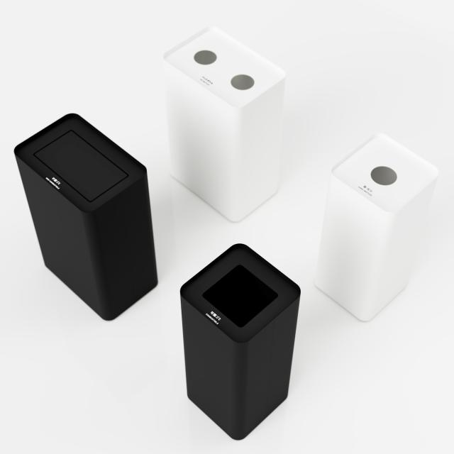 屋内用ゴミ箱 44L 丸穴蓋 ホワイト色 業務用ダストボックス 屑S・屑入 Mseries （ 法人限定 ゴミ箱 屋内 ごみ箱 屋内用ごみ箱 ダストボックス 白 ホワイト 分別ゴミ箱 分別 かん びん ペットボトル 分別ごみ箱 おしゃれ ）の通販は