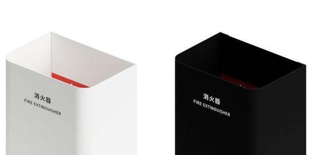 消火器カバー Mseries （ 法人限定 消防 消火 消火器 器具 隠す 目隠し カバー スチール 設置 飲食店 オフィス 会社 学校 店舗 病院 ホコリ除け 汚れ防止 安全用品 ブラック ホワイト 白 黒 日本製 ）