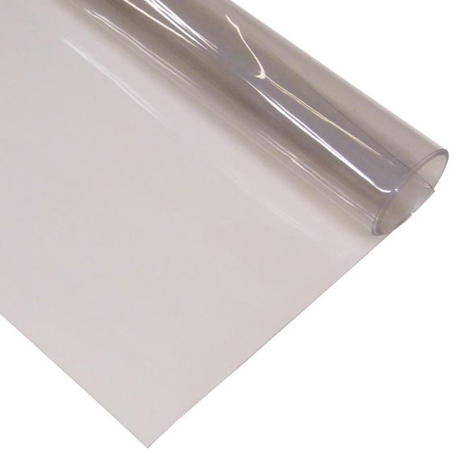すべり止めマット ビニールクリアーシート 91.5cm×12m巻 平板 （ 法人限定 塩ビシート 養生マット すべり止め マット 滑り止めマット 防滑 滑り止め シート 敷き物 ランナータイプ ランナーマット 半透明 防炎適合品 ）
