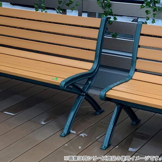業務用 屋外用木調ベンチ 手すり付き 背なしタイプ 182.5cm 3人掛け セパレートベンチSB1 （ 法人限定 ベンチ 長椅子 屋内 屋外 木柄 木目調 約 180cm 屋外用ベンチ 屋内用ベンチ 二人掛 チェア イス 椅子 3人掛 おしゃれ ）_7