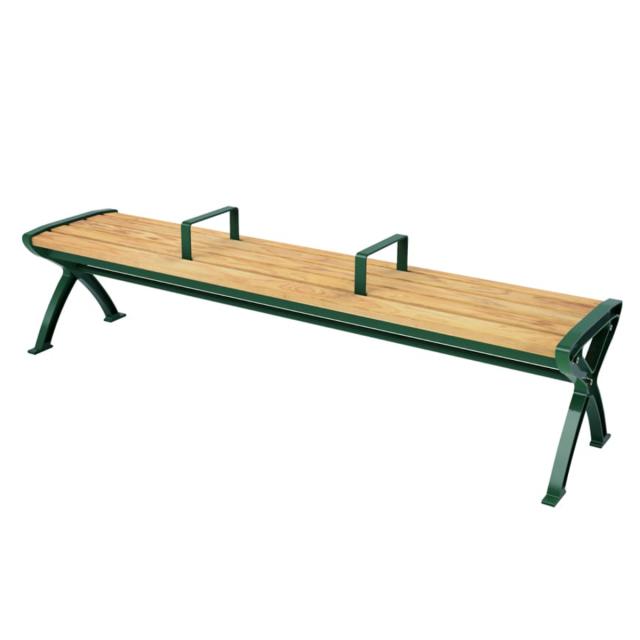 ベンチ 幅182cm ランバーベンチ 手すり付 （ 法人限定 屋外ベンチ 木製ベンチ 屋外 イス ガーデンチェア 天然木 3人掛け 業務用 日本製 エコアコールウッド 組立 椅子 いす チェア 背なし 背無し 背もたれ無し 手すり ）
