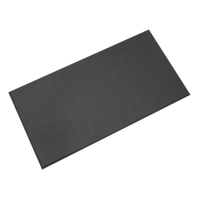 業務用マット ワーククッション 50×100cm 穴無 （ 法人限定 業務用 滑り止めマット 厚手 クッション 耐薬 疲労軽減 断熱 冷え対策 疲労軽減マット クッションマット 床 立ち作業 衝撃緩衝 工場 ）