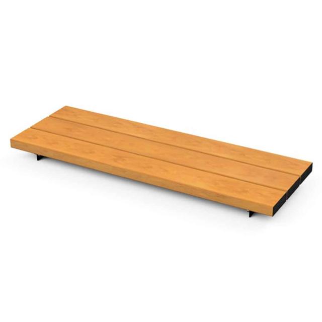 ベンチ 幅120cm シートユニット コネクトベンチ 屋外 業務用 （ 法人限定 座面のみ 屋外ベンチ 連結 屋内外 再生 樹脂製 長椅子 イス 背もたれ無し 部品 パーツ 組立 屋内 120cm幅 座面高44.5cm おしゃれ プラスチック ）_13