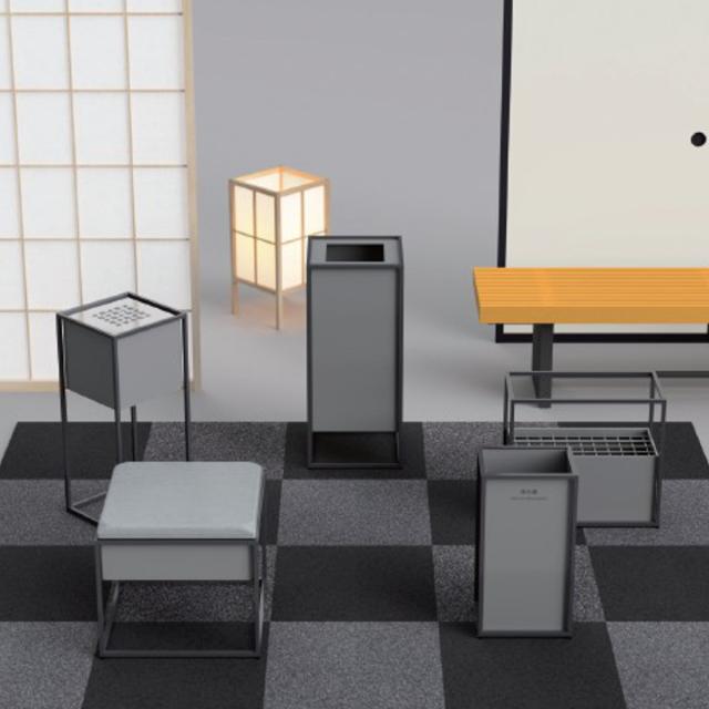 消火器カバー 囲 業務用 （ 法人限定 消防 消火 消火器 器具 隠す 目隠し カバー スチール 設置 飲食店 オフィス 会社 学校 店舗 病院 ホコリ除け 汚れ防止 安全用品 おしゃれ 和風 ）_4