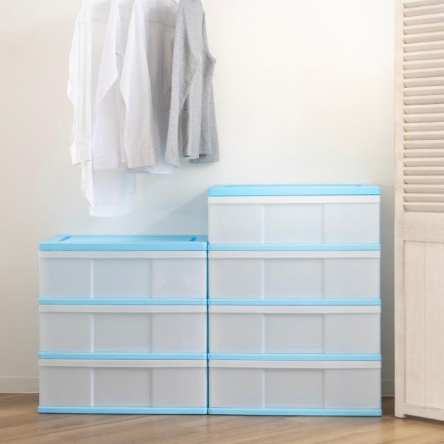 のびたさん専用　カラフル収納家具　8/4 楽天市場】収納ラック 3段 引き出し 幅31×奥行43×高さ75cm