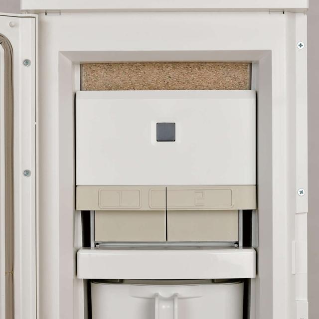 精米機 30kg 保冷精米機 クールエース＋ミル 米びつ （ 米櫃 こめびつ 精米 玄米 米保冷庫 保冷 冷蔵 電動 大容量 スリム コンパクト 計量 鮮度保持 ライスボックス 米保存 お米入れ 米収納 米 こめ 計量式 劣化防止 新鮮 つきたて ）_6