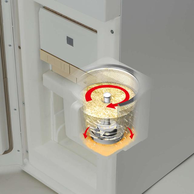精米機 30kg 保冷精米機 クールエース＋ミル 米びつ （ 米櫃 こめびつ 精米 玄米 米保冷庫 保冷 冷蔵 電動 大容量 スリム コンパクト 計量 鮮度保持 ライスボックス 米保存 お米入れ 米収納 米 こめ 計量式 劣化防止 新鮮 つきたて ）_7